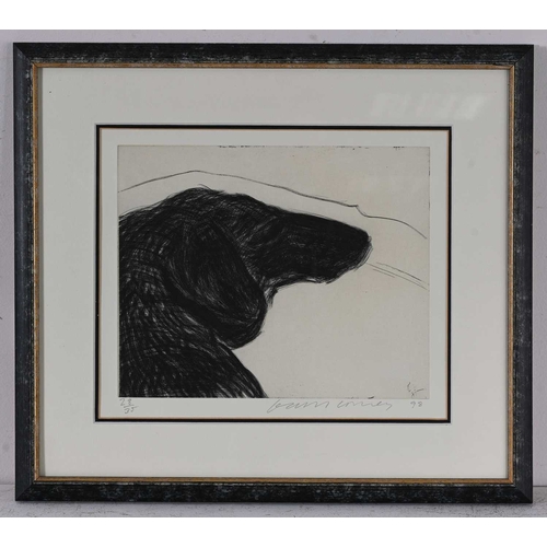 482 - David Hockney R.A. (British, 1937), Dog Etching No.11, from Dog Wall, signed and dated 1998 l.r., et... 