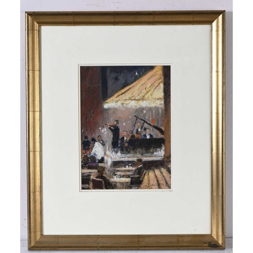 534 - Brian Lindley (British, 20th Century), Pont Alexander III, Paris, signed l.r., titled verso, pastel,... 