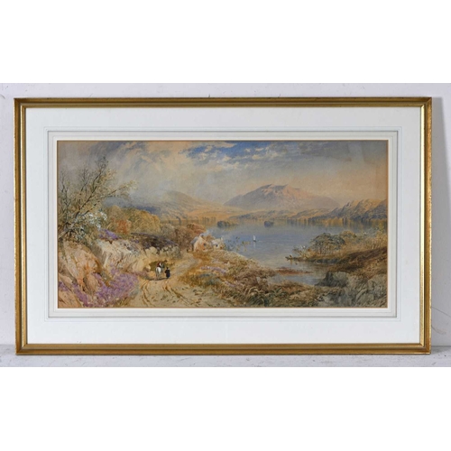 542 - Cornelius Pearson (British, 1805-1891), Loch Lomond; Derwentwater, a pair, signed and dated 1862 l.l... 