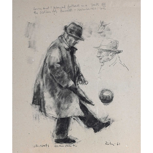 548 - Harold Riley (British, 1934-2023), Lowry and I Played Football in a Park off the Oldham Rd, Ancoat's... 