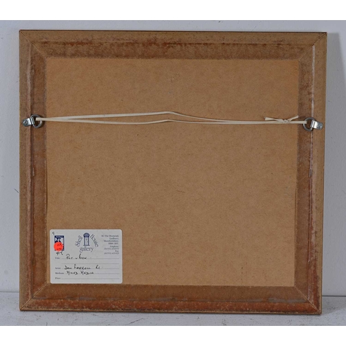 597 - Don Farrell (Canadian, 1942), Pot & Box, signed u.l., titled verso, mixed media, 19 by 24cm, framed