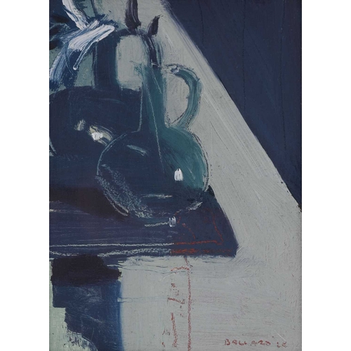 607 - Brian Ballard (British, 1943), White Lily, signed and dated 2002 l.r., titled verso, oil on panel, 1... 