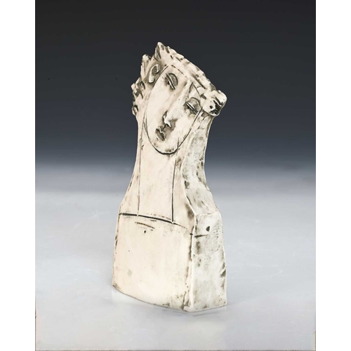 808 - Christy Keeney (Irish, 1958), female bust with head tilted, signed, No.473/700, resin, 13cm high. No... 