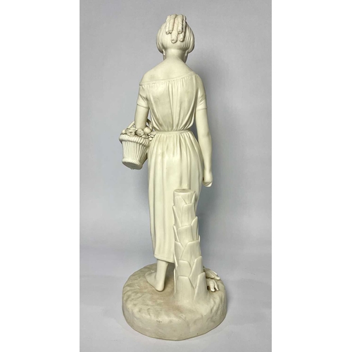 117 - A Copeland Parian ware 'Virginia' figure after Jacques-Henri Bernardin's 'Paul et Virginie' (or Paul... 