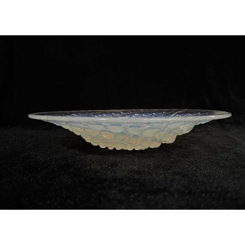 236 - Rene Lalique, an opalescent Volutes glass bowl, model 10-395, designed circa 1934, polished, etched ... 