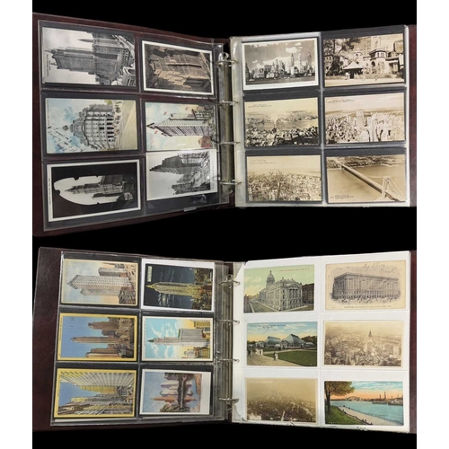 343 - A large collection of early 20th century postcards of social history interests, as well as personal ... 