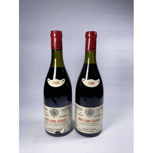 381 - Dominique Laurent, Nuits-Saint-Georges, 1996, 1st Cru - Les Porêts St-Georges, 1996 and Leon Rigult ... 