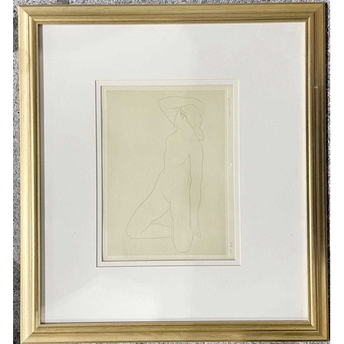 473 - Raphael-Schwartz (Ukrainian, 1884-c.1934), reclining and seated female nudes, two, both signed l.r.,... 