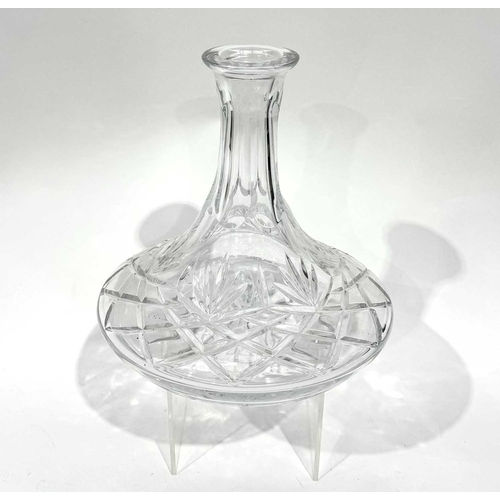 58 - A collection of glass decanters; to include Waterford Crystal, a pair of Thomas Webb, an Edinburgh C... 