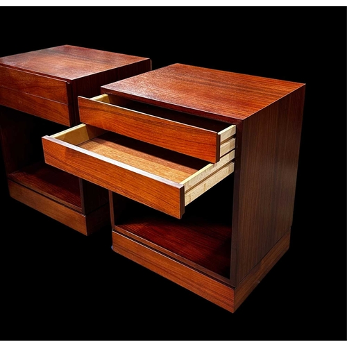 814 - WITHDRAWN

Attributed to Arne Wahl Iversen for Vinde Mobelfabrik, two mid-century Danish rosewood ve... 