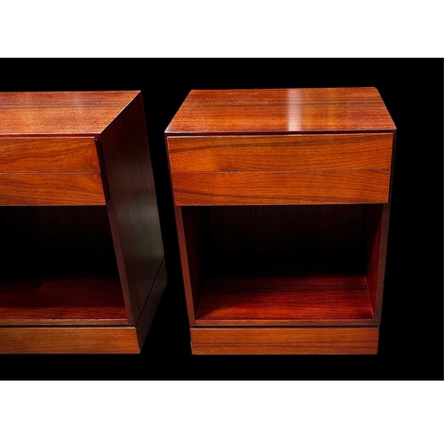 814 - WITHDRAWN

Attributed to Arne Wahl Iversen for Vinde Mobelfabrik, two mid-century Danish rosewood ve... 