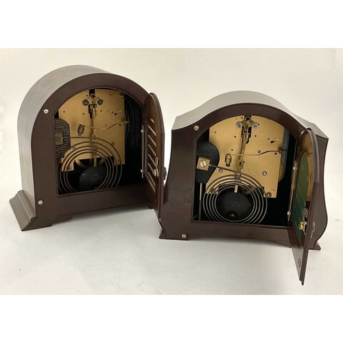 247 - Two Smiths Enfield and Enfield bakelite clocks,18.5 and 20.5cm high (key) (2)