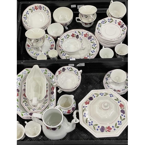 4 - Adams ironstone Old Colonial part dinner and coffee service, pattern No. 3029, late 20th century, te... 