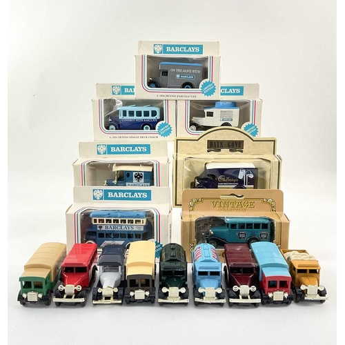 84 - A collection of Corgi and LLedo model commercial vehicles, some boxed, including Heinz Baked Beans, ... 