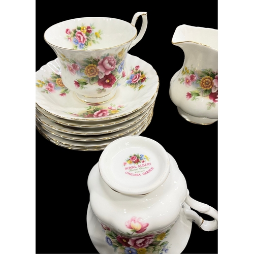 1 - A Royal Albert part tea set, 'Chelsea Garden' pattern (1 tray)