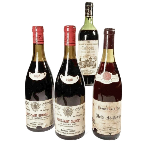 250A - Dominique Laurent, Nuits-Saint-Georges, 1996, 1st Cru - Les Porêts St-Georges, 1996 and Leon Rigult ... 