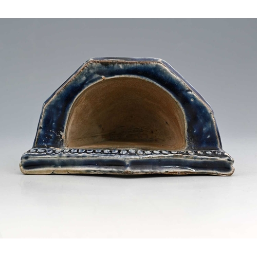 3 - Robert Wallace Martin for Martin Brothers, a sculptural stoneware match striker wall pocket, 1876, s... 