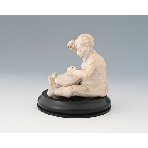 39 - Robert Wallace Martin for Martin Brothers, a sculptural stoneware figure of a musical imp, 1896, mod... 