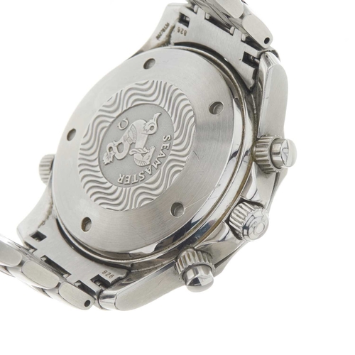 307 - 
Omega
A Seamaster Diver 300M chronograph bracelet watch
Case: Signed. Stainless steel. Case number ... 