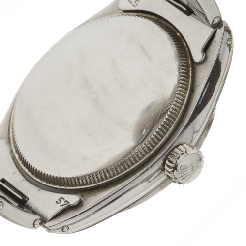 311 - 
Rolex
An Oyster Precision bracelet watch. Circa 1962
Case: Signed. Stainless steel. Reference 6222.... 