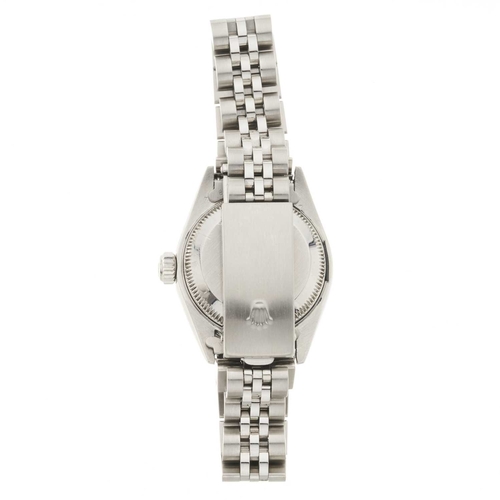 315 - 
Rolex
An Oyster Perpetual Lady Date 26 bracelet watch. Circa 2001
Case: Signed. Stainless steel. Re... 