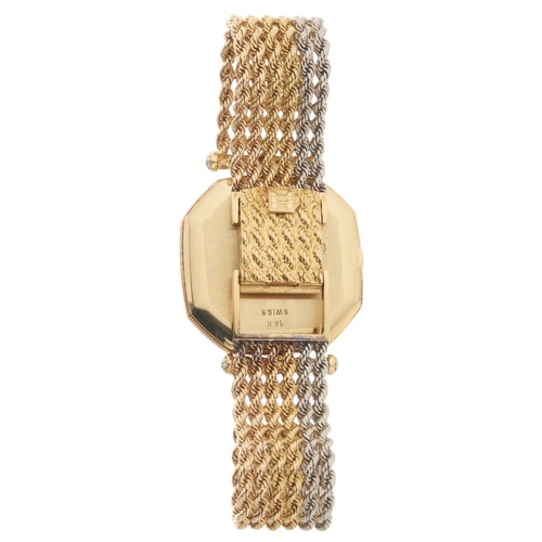 327 - 
Van Cleef & Arpels
A diamond set bracelet watch
Case: Signed. 18ct gold. Swiss convention marks... 