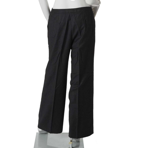 390 - Chanel, a pair of wide-leg wool/cashmere trousers, labelled Chanel, size 42 (UK 14)