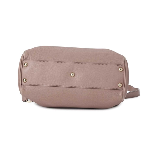 421 - Gucci, a small Bamboo Shopper handbag, crafted from grained dusty pink calf leather, with gold-tone ... 