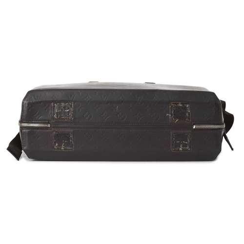 445 - Louis Vuitton, a monogram glace Ricky carry-on travel bag w/hangers, crafted from monogram embossed ... 