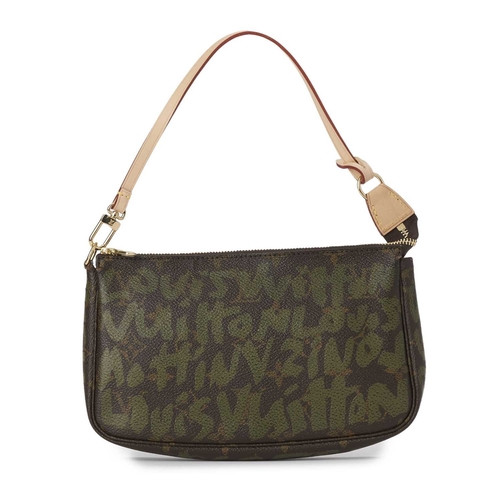 458 - Louis Vuitton x Stephen Sprouse, a limited edition Graffiti Pochette Accessoires handbag, designed w... 