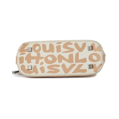 461 - Louis Vuitton x Stephen Sprouse, a limited edition Graffiti Alma handbag, designed in beige and whit... 