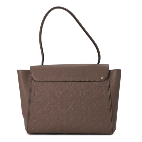 473 - Louis Vuitton, an Empreinte Trocadero handbag, designed with a monogram embossed taupe leather exter... 