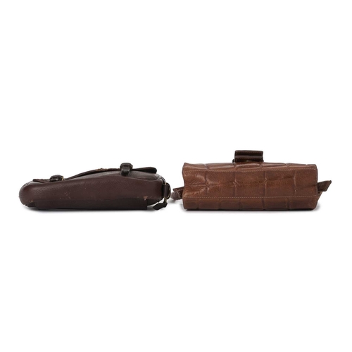 504 - Mulberry, two small vintage bags, to include a tan congo leather Diana Buckle bag, together with a b... 