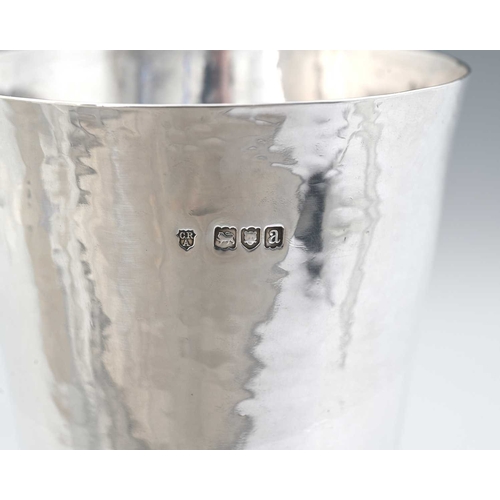 107 - Charles Robert Ashbee for the Guild of Handicraft, an Arts and Crafts silver beaker vase, London 189... 