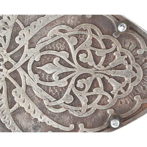 151 - Christopher Dresser for A Kenrick and Sons, an Aesthetic Movement cast iron trivet, 1884, spade form... 