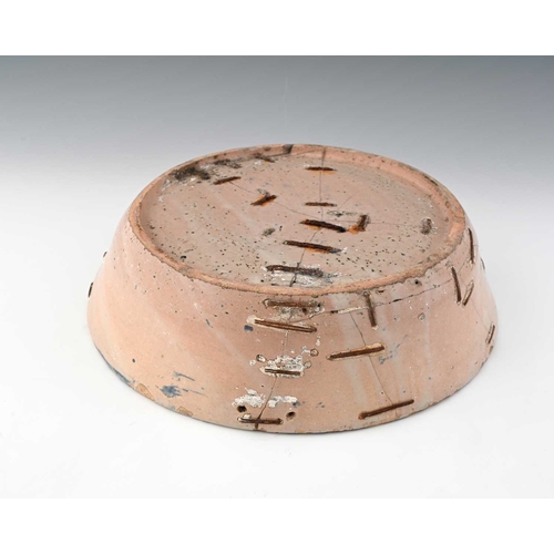 A large Spanish Fajalauza art pottery bowl, Granada, 19th century or ...