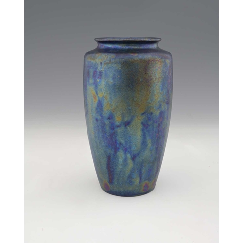 Ruskin Pottery, a Kingfisher lustre vase, 1926, shouldered form ...