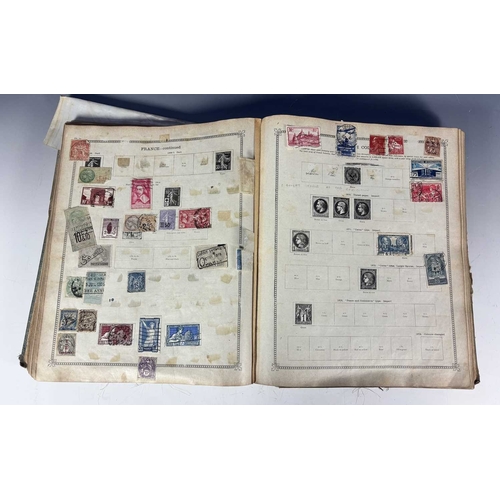 377 - Two Stanley Gibbons Stamp albums to include: 'The King George V1 Stamp Album' to include some stamps... 