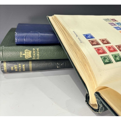 378 - British Commonwealth and UK stamps, mint and used, across four albums Queen Victoria - George VI, in... 