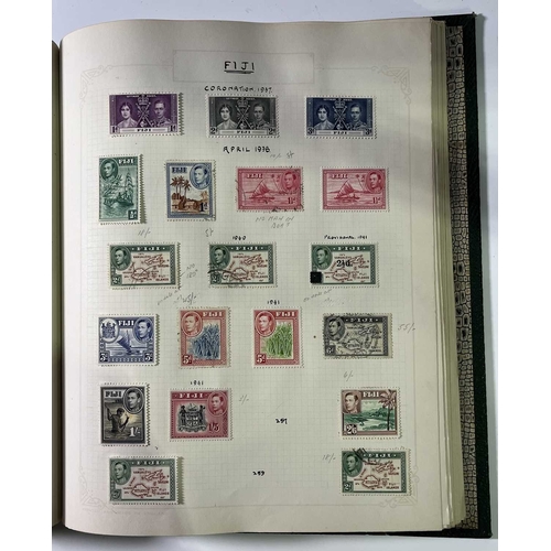 378 - British Commonwealth and UK stamps, mint and used, across four albums Queen Victoria - George VI, in... 
