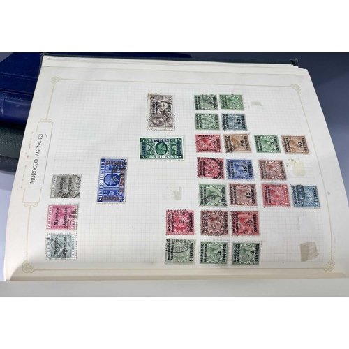 378 - British Commonwealth and UK stamps, mint and used, across four albums Queen Victoria - George VI, in... 