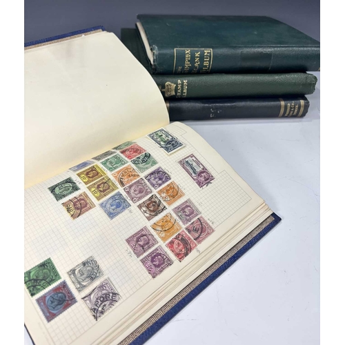 378 - British Commonwealth and UK stamps, mint and used, across four albums Queen Victoria - George VI, in... 