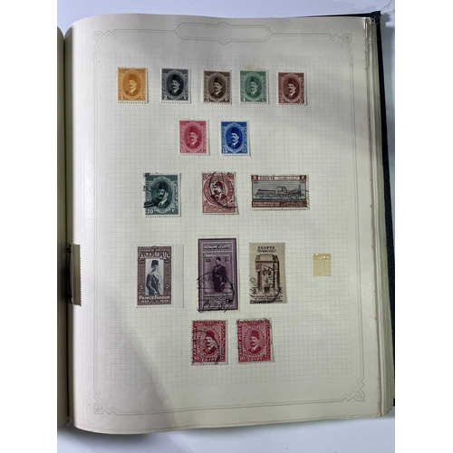378 - British Commonwealth and UK stamps, mint and used, across four albums Queen Victoria - George VI, in... 