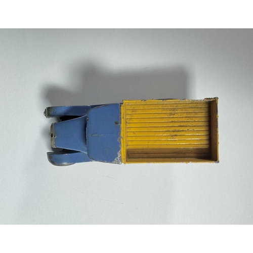 402 - An early Hornby Series, Meccano Ltd Liverpool, blue and yellow 22c motor truck, with yellow wheels (... 