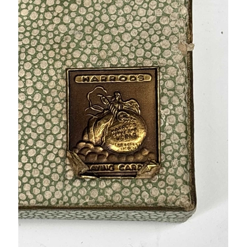 410 - A collection of playing cards, most unused, Thomas de la Rue 'Pierrot' cased set with sample card, b... 