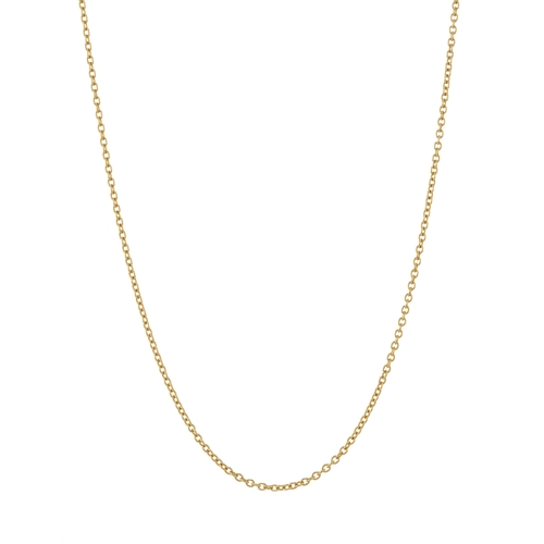 141 - Elsa Peretti for Tiffany & Co., an 18ct gold trace-link chain necklace, signed Tiffany & Co., facsim... 