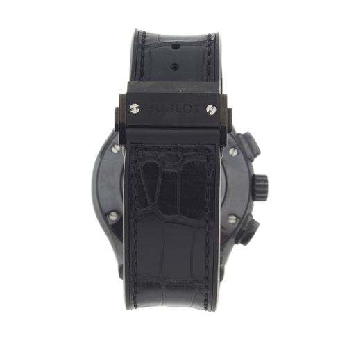 202 - 
Hublot 
A Classic Fusion Aerofusion Black Magic chronograph wrist watch
Case: Signed. Ceramic. Refe... 
