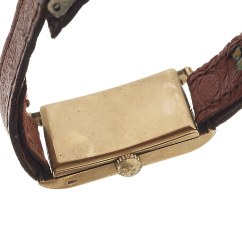 235 - 
Rotary 
A wrist watch
Case: Unsigned. 9ct gold. Hallmarks for Birmingham 1952. Numbered 99xxx xxxxx... 