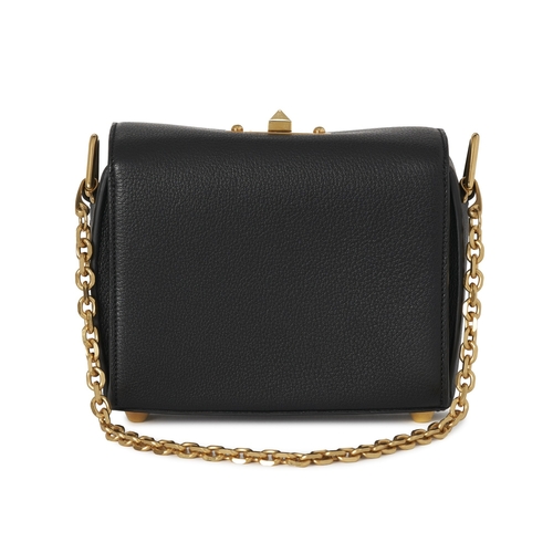 241 - Alexander McQueen, a Box 19 bag, crafted from black grained leather, featuring two interchangeable h... 