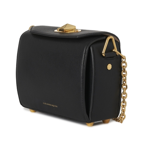 241 - Alexander McQueen, a Box 19 bag, crafted from black grained leather, featuring two interchangeable h... 